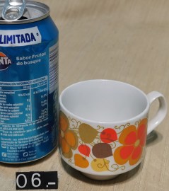 TAZA CAFE VINTAGE FLORES 6X6,5CMS